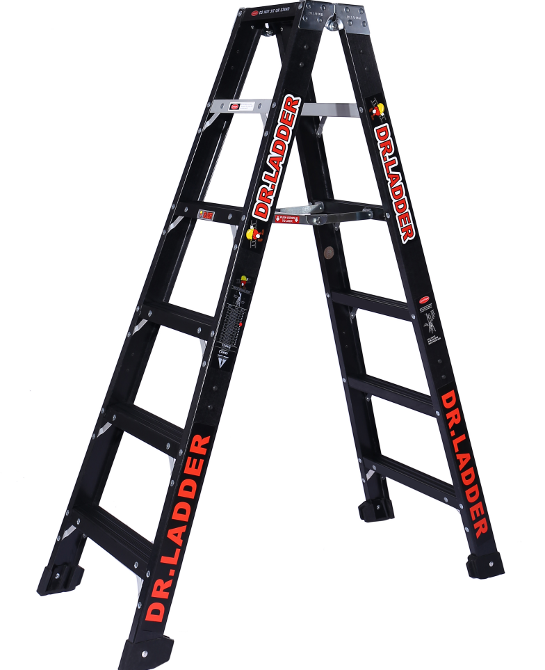 DR.LADDER -TR-DFB SERIES Fiberglass Step Ladders