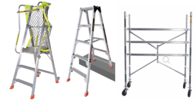 What type of aluminum is used for ladders?