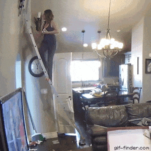 When using Telescopic bamboo ladders, pay attention to height and ground