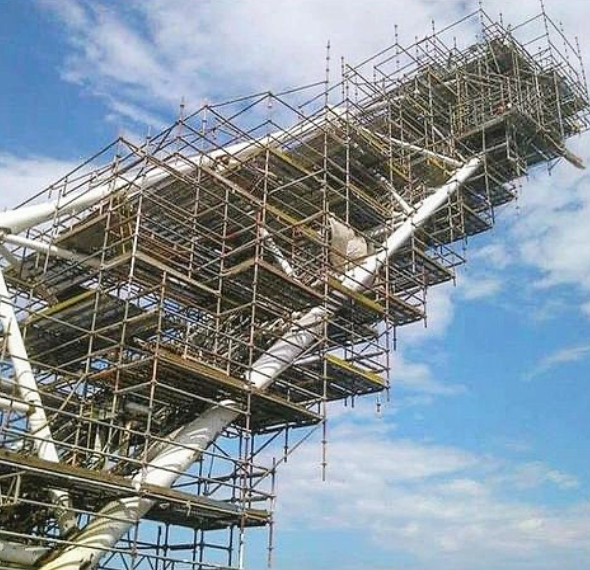 Matters needing attention in the construction of coiled scaffold