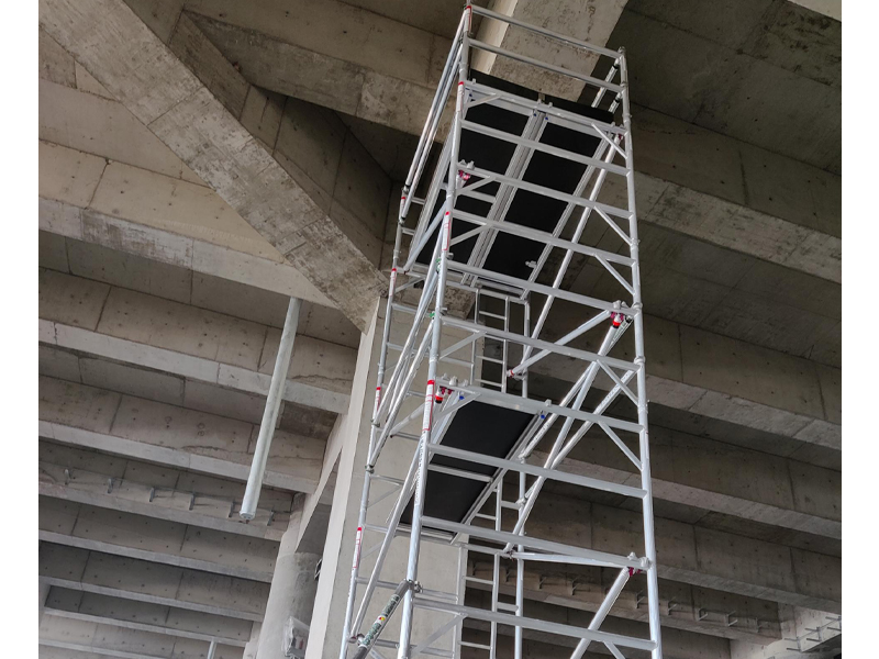 What is the current status of the aluminum scaffolding market at this stage