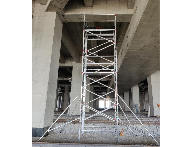 Shenzhen Metro Aluminum Scaffolding Construction