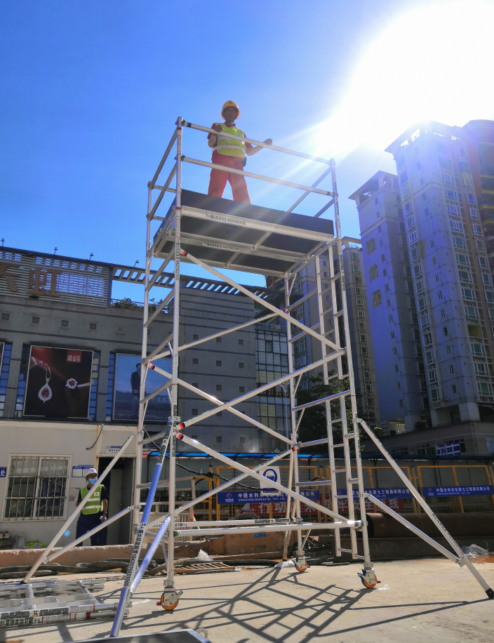 Aluminum scaffolding test report