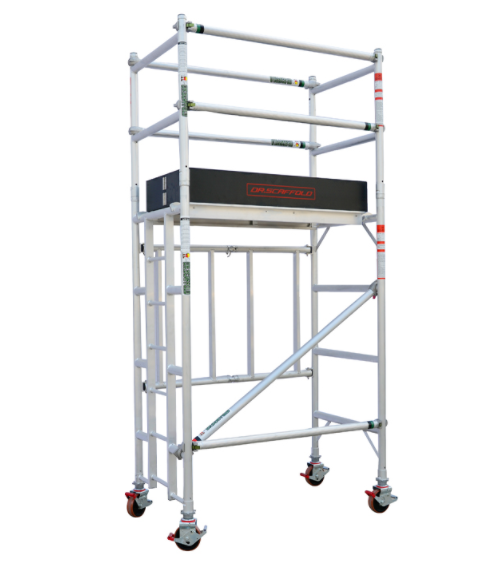 New type of folding scaffolding