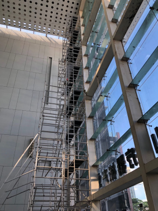 22m scaffolding system construction
